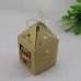 Candy Box Laser Cut Brown Paper Wedding Box Customized